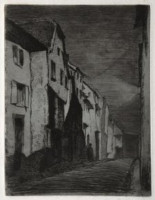 Street at Saverne. Creator: James McNeill Whistler (American, 1834-1903).