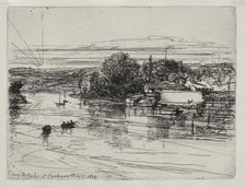 Cardigan Bridge, 1864. Creator: Francis Seymour Haden (British, 1818-1910).