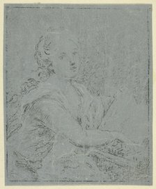 Woman at Spinet, n.d. Creator: Angelica Kauffman.