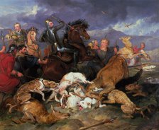 The Hunting of Chevy Chase, 1826. Creator: Edwin Henry Landseer.