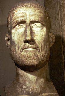 Bust of Probus, Roman Emperor (276-282), c3rd century. Artist: Unknown.