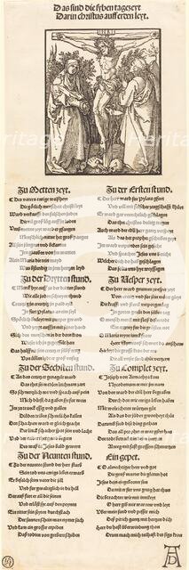 Christ on the Cross with Mary and Saint John, 1510. Creator: Albrecht Durer.