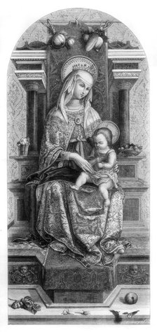 'Virgin and Child', 1482 (1870). Artist: Unknown
