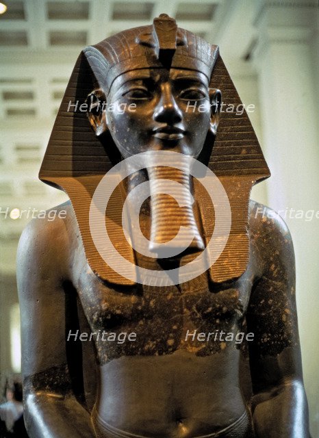 Statue of Ramses II (1301 - 1235 a.C.) preserved in the Louvre Museum.