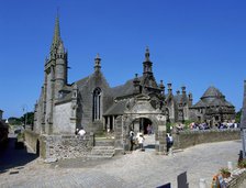 Parish close, Guimiliau, Brittany, France.