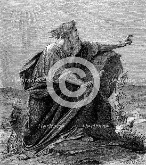 Moses, Old Testament prophet, c1860. Creator: Unknown.