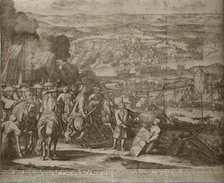 Siege of the Turkish Fortress Azov by Russian Forces in 1696, um 1700. Artist: Schoonebeek (Schoonebeck), Adriaan (1661-1705)