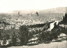 Panorama of the city of Florence, Italy, 1895.  Creator: W & S Ltd.