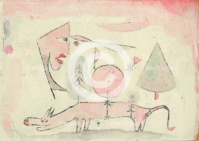 The shameless animal, 1920. Artist: Klee, Paul (1879-1940)
