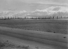 Oil fields, Kern County, California, 1938. Creator: Dorothea Lange.