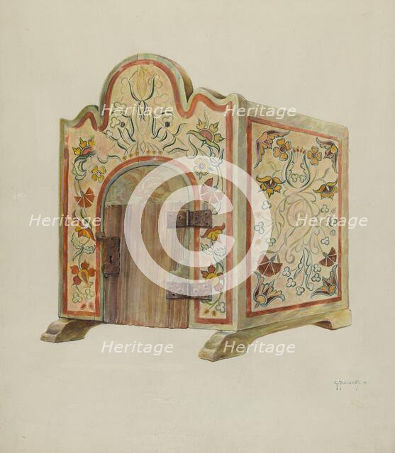 Altar Tabernacle, c. 1940. Creator: Gerald Transpota.