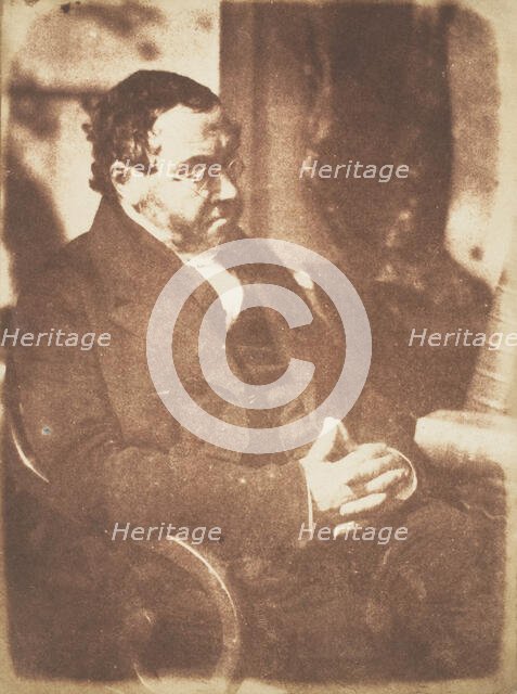 Rev. Dr. William Hamilton Burns, 1843-47. Creators: David Octavius Hill, Robert Adamson, Hill & Adamson.