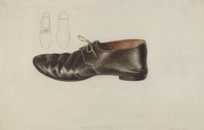 Shoe, 1935/1942. Creator: Lucille Chabot.