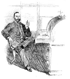 The Colliery Strike and the London Coal Exchange: waiting for clients, 1890. Creator: Unknown.