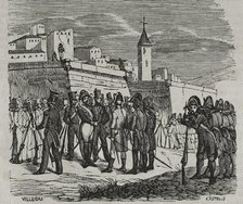 Surrender of the Spanish garrison of the Fort de Bellegarde on 17 September 1794 (1851). Creator: Unknown.