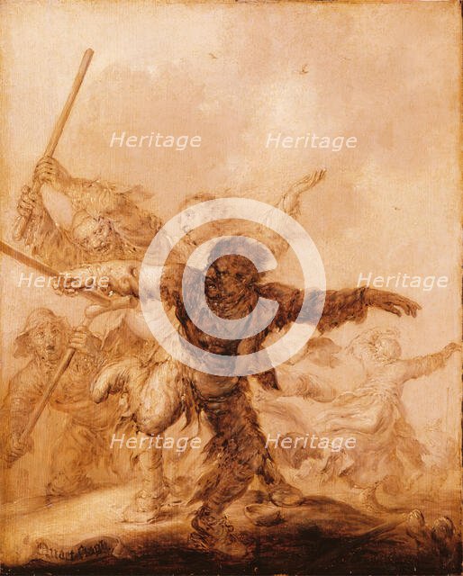 Angry Blows, between 1625 and 1640. Creator: Adriaen van de Venne.