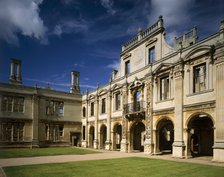 North side of the inner court of Kirby Hall, Northamptonshire, c2000s(?). Artist: Historic England Staff Photographer.