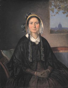 Frederikke Raffenberg, née Hagerup, 1846. Creator: Wilhelm Marstrand.