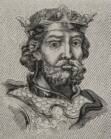 Aurelius of Asturias, (c740-774), King of Asturias (768-774), 1853.  Creator: Unknown.