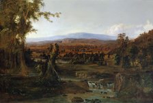 Landscape with Shepherd, 1852. Creator: Robert Seldon Duncanson.