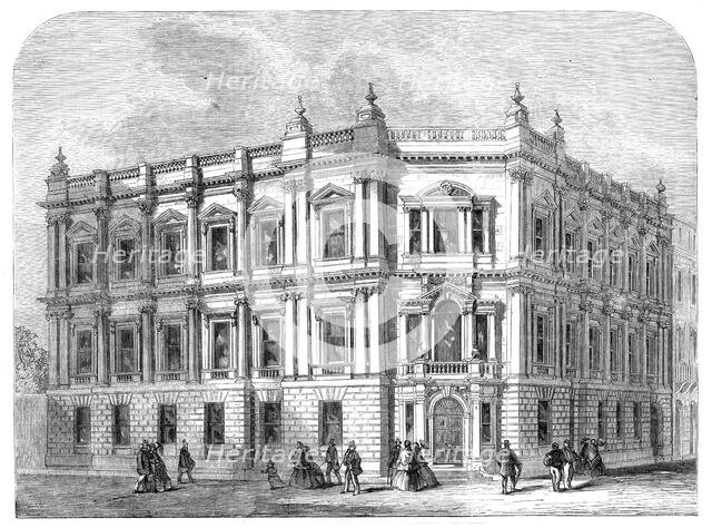 New offices of the Metropolitan Board of Works in Spring-Gardens, 1860. Creator: Unknown.