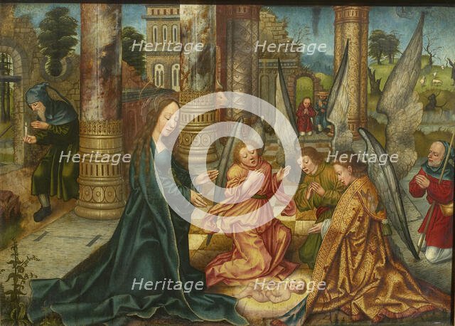 The Nativity of Christ, c. 1510. Creator: Master of Frankfurt (1460-ca. 1533).