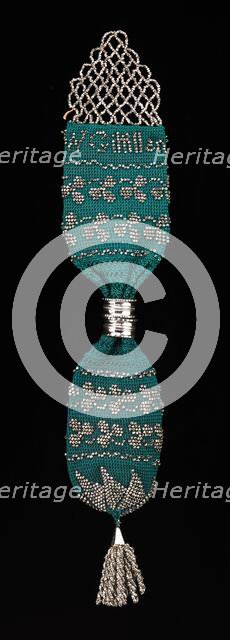 Miser's purse, American, 1840-60. Creator: Unknown.