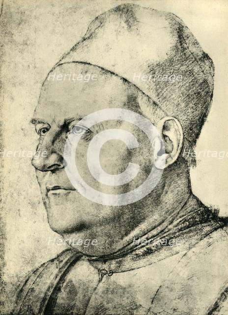 Portrait of a Venetian senator, 1487, (1943).  Creator: Francesco Bonsignori.