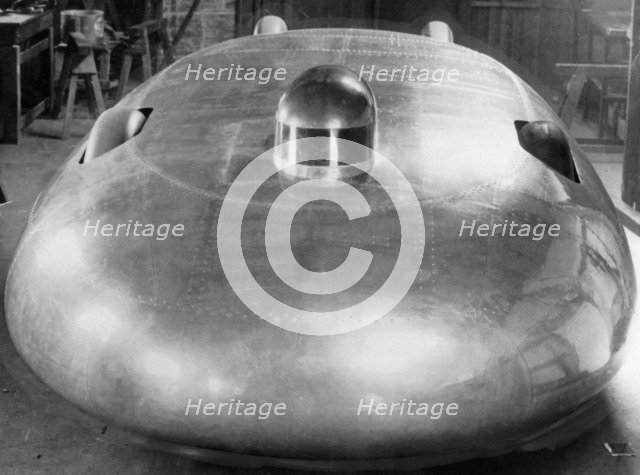 Railton Special Land Speed Record car, Brooklands, Surrey, 1938. Artist: Unknown