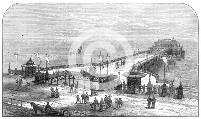 The new pier at Hastings, 1872. Creator: Unknown.