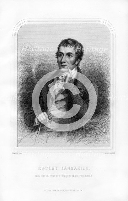 Robert Tannahill, Scottish poet, 1870. Artist: Samuel Freeman