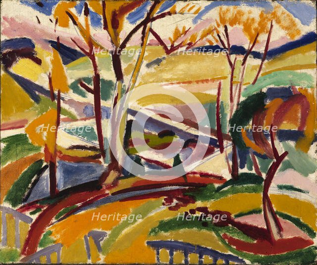 Valley Falls I, 1915. Creator: Henry Lyman Saÿen.