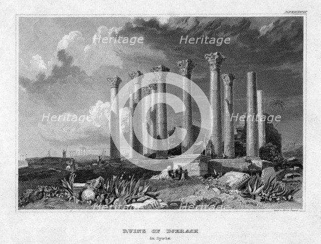 The Ruins of Djerash, Syria, 19th century.Artist: Gest