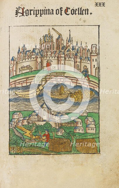 Koelhoffsche Chronik (Chronicle of Cologne), 1499. Creator: Anonymous.