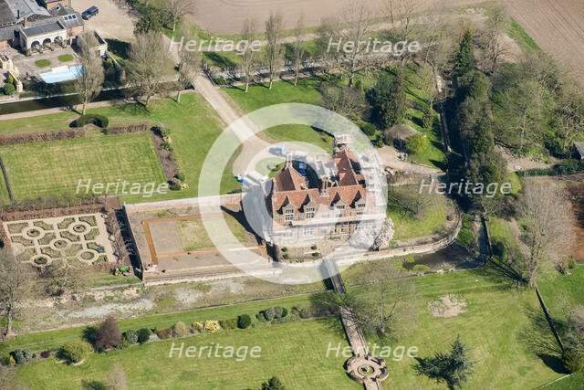 Smallbridge Hall, a late 16th century attic house rebuilt in Elizabethan style, Bures, Suffolk, 2015 Creator: Historic England.