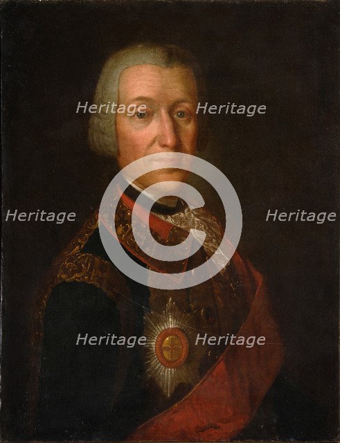 Portrait of Prince Fyodor Ivanovich Golitsyn (1700-1759), 1750s. Artist: Anonymous  