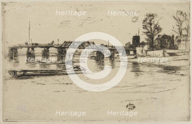 Chelsea, 1879. Creator: James Abbott McNeill Whistler.