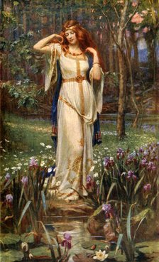 'Freyja and the Necklace', 1912. Creator: James Doyle Penrose.