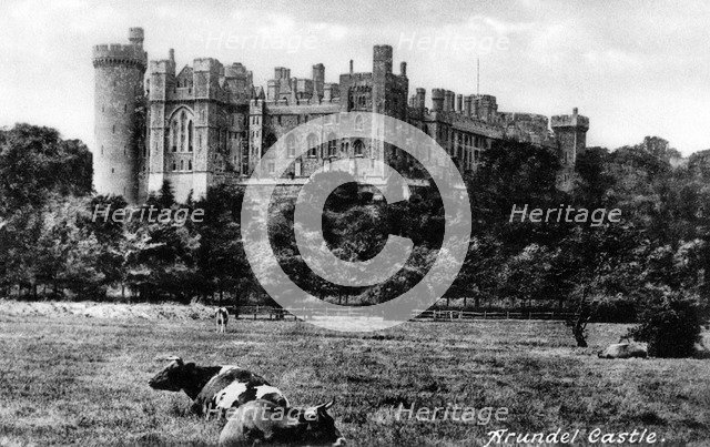 Arundel Castle, West Sussex, early 20th century.Artist: Francis Frith & Co