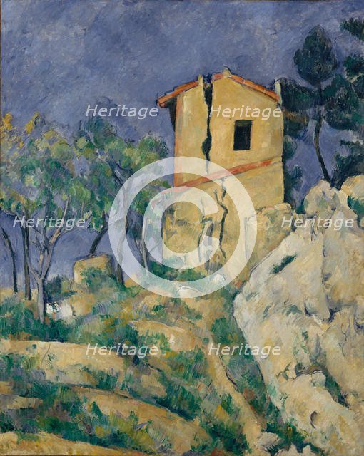 The House with the Cracked Walls, 1892-94. Creator: Paul Cezanne.