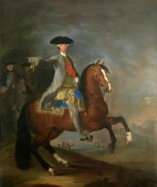 Equestrian Portrait of Charles of Bourbon, Mid of the 18th century. Creator: Liani, Francesco (1712-1780).