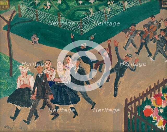 Wedding Procession, 1935. Creator: Cyprian Majernik.