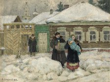 Going for a Visit. Krasnoyarsk, 1904. Creator: Boris Vasilievich Smirnov.