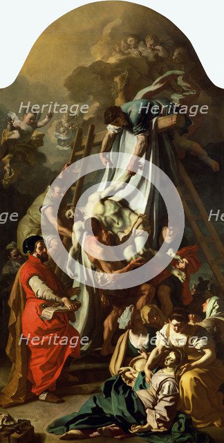 The Descent from the Cross, 1729. Artist: Solimena, Francesco (1657-1747)