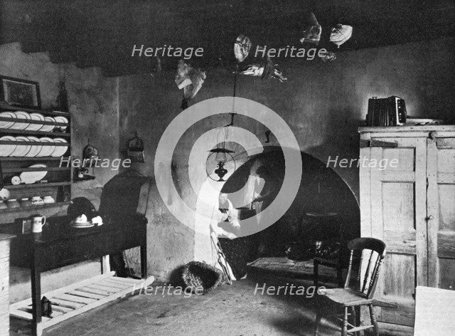 A farm kitchen, Orkney, Scotland, 1924-1926. Artist: Thomas Kent