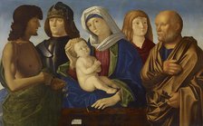 Madonna and Child with Four Saints, c1500. Creator: Vincenzo Di Biagio Catena.