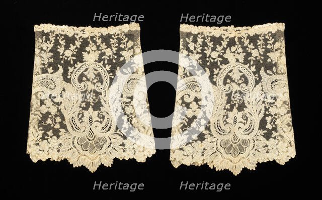 Cuffs, Flemish, mid-19th century. Creator: Unknown.