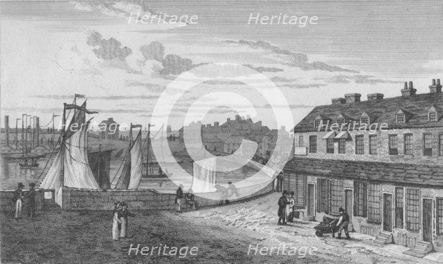 'Marine Parade & Harbour', 1820. Artist: John Shury.