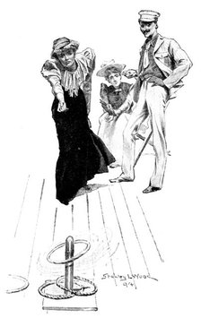 Deck-quoits, 1895. Creator: Stanley Llewellyn Wood.