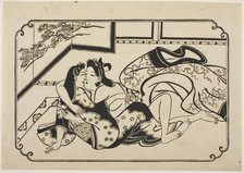 Flirting Lovers, c. 1673/81. Creator: Hishikawa Moronobu.